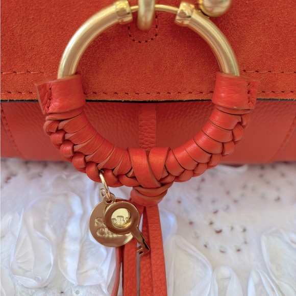 NWT SEE BY CHLOE Joan Hobo bag in Gypsy Orange - Picture 10 of 10